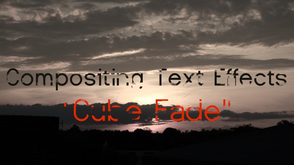 Text Effect - Cube Fade preview image 1